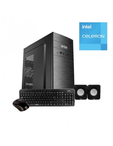 Pc Oficina Intel Celeron G5905 8gb Ssd 120gb H510 Gab Kit C/wifi + Teclado, Mouse Y Parlantes