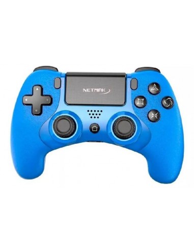 Joystick Netmark Pc Ps4 Blue Bluetooth/cable