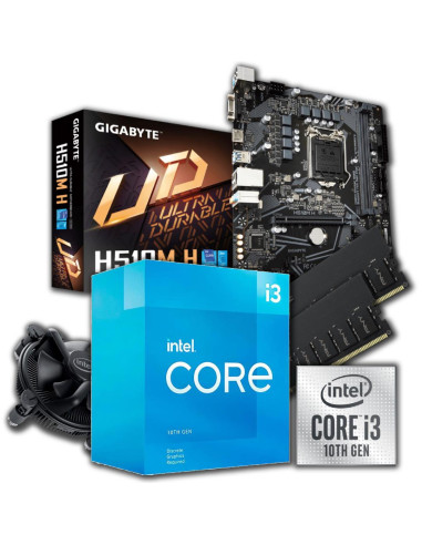 Combo Actualización Intel Core I3 10105 + 16gb Ddr4 + Mb H510m-h