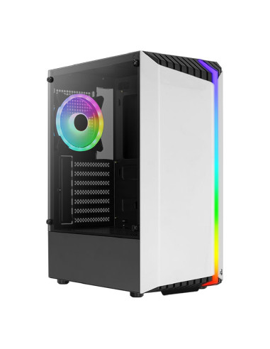 Gabinete Gamer Aerocool Bionic White Rgb Vidrio G-wt-v2