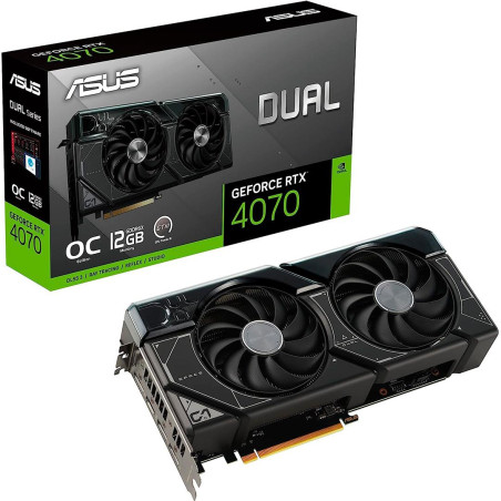 Placa De Video Geforce Asus Rtx 4070 12gb Dual Oc