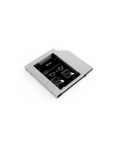 Adaptador Odd Notebook A Hdd/ssd 12.5mm/12.7mm Aluminium