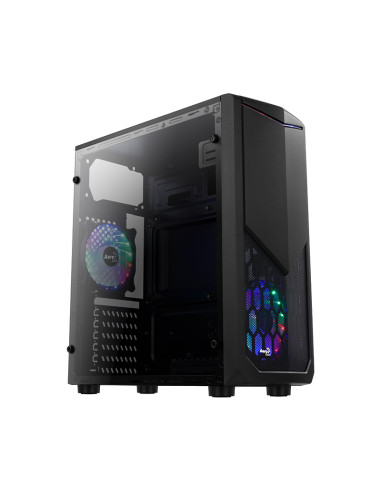 Gabinete Gamer Aerocool Tomahawk Rgb Acrilico A-bk-3