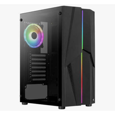 Gabinete Gamer Aerocool Mecha Argb Vidrio G-bk-v2