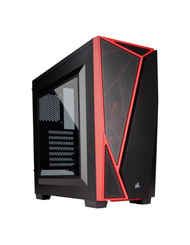 Gabinete Gamer Corsair Carbide Spec-04 Black/red Acrilico