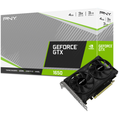 Placa De Video Pny Nvidia Geforce Gtx 1650 4gb Ddr6