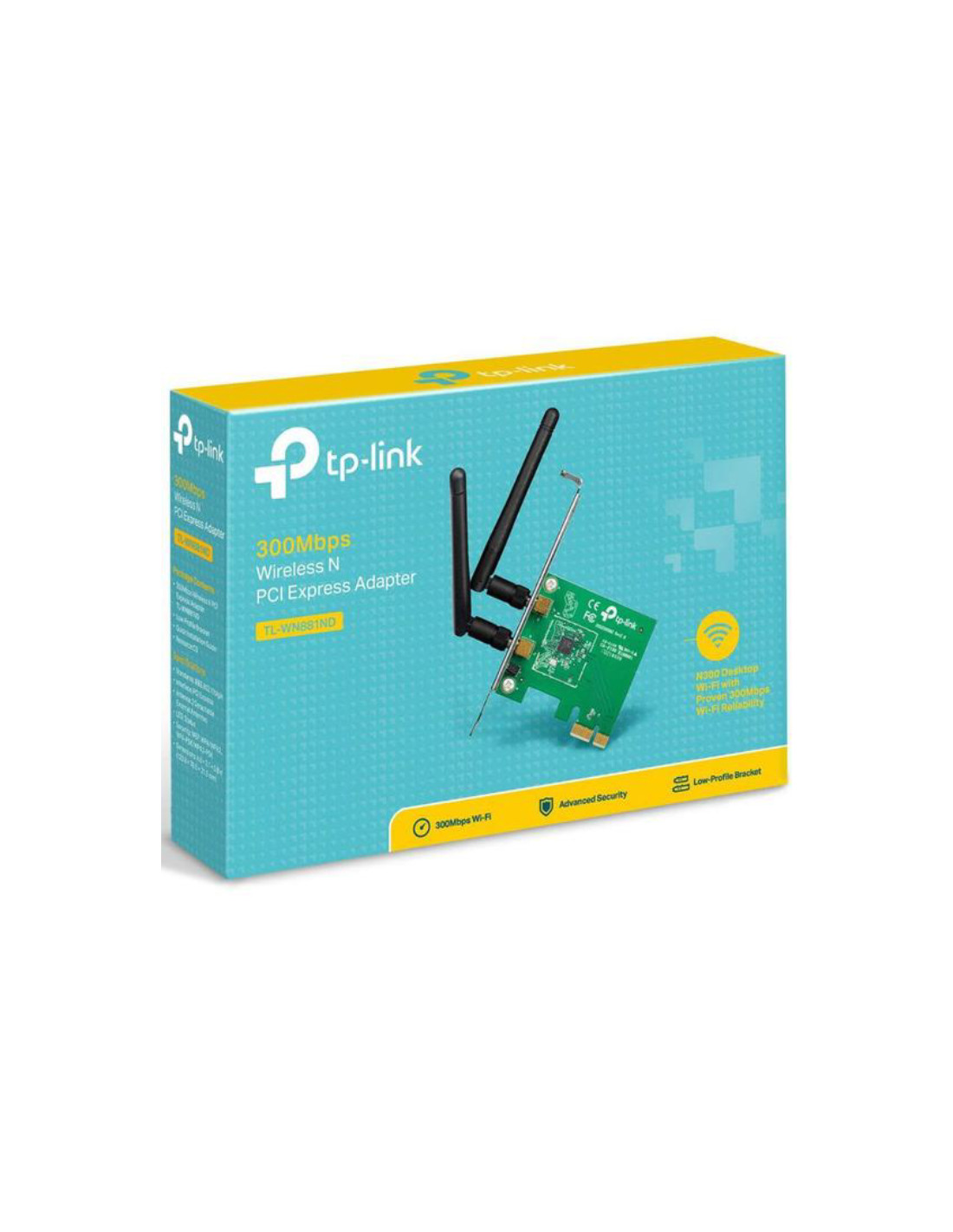 Placa WiFi TP-Link TL-WN881ND con 2 Antenas: Conexión Potente para tu Red