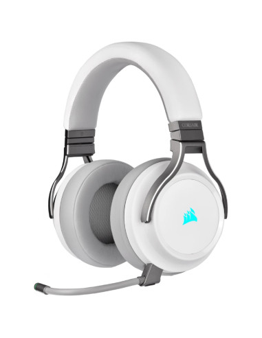 Auriculares Gamer Corsair Virtuoso Wireless Rgb Hifi White