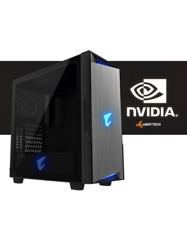 Pc Diseño Ryzen 5 7600 Rtx 4070 32gb Ssd 1tb A620 700w 80+ C300g