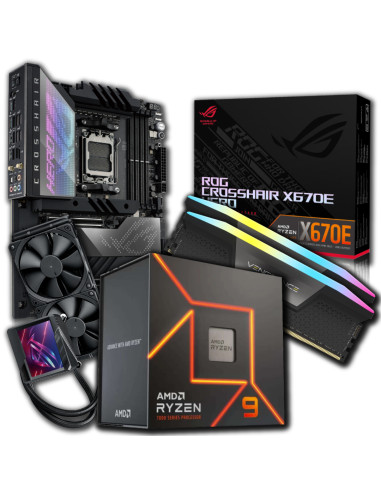 Combo Actualización Ryzen 9 7900x + Water 240mm + X670 + 32gb Ddr5 (2x16gb)