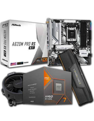 Combo Actualizacion Ryzen 7 8700g + 16gb 5200mhz Corsair+ A620m Wifi