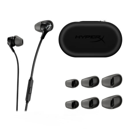 AURICULAR GAMER HYPERX CLOUD EARBUDS II BLACK