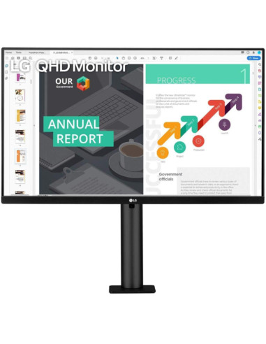 Monitor Lg 27" 27qn880-b Qhd