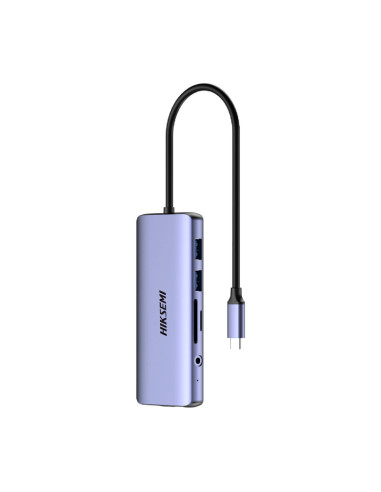 Adaptador Hub Hiksemi 11 En 1 Usb Type C Rj45 Hdmi Sd Usb 3.0