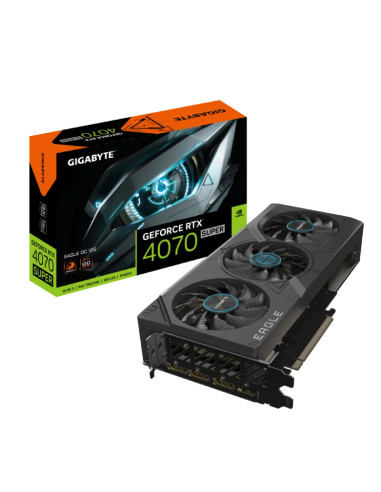 Placa De Video Geforce Gigabyte Rtx 4070 Super Eagle Oc 12gb