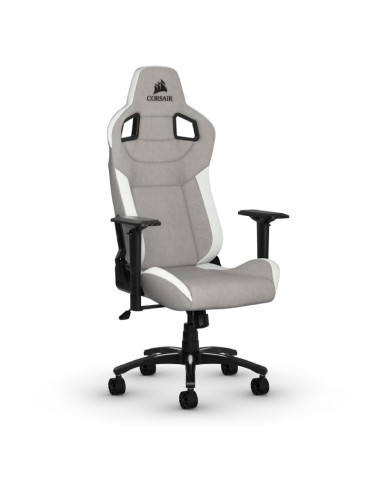 Silla Gamer Corsair T3 Rush Gris/blanca