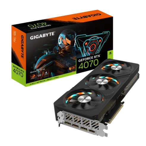 Placa De Video Geforce Gigabyte Rtx 4070 12gb Wf3 Oc V2