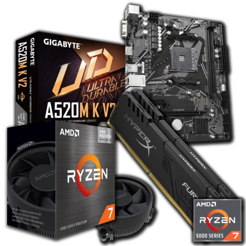 Combo Actualización Amd Ryzen 7 5700g+ Mb A520m + 16gb 3000mhz