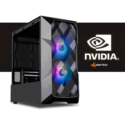 Pc Diseño Ryzen 5 9600x Rx 7600 24gb Ssd 1tb A620 750w 80+ C300g