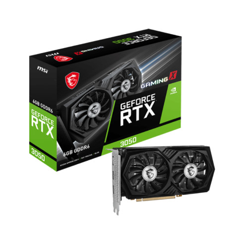 Placa De Video Msi Geforce Rtx 3050 6gb Gaming X