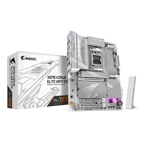 Mother Gigabyte X870 A Elite Wifi 7 Ice Am5