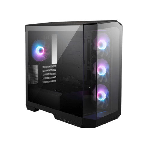 Gabinete Msi Mag Pano M100r Pz Micro Atx Tg Black