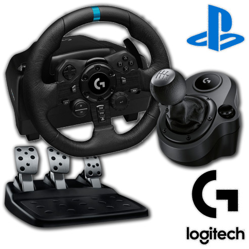 Volante Logitech G923 C/pedalera Ps4 Pc + Palanca G29