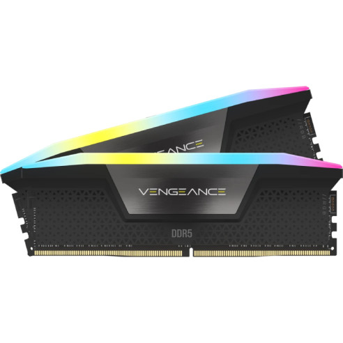 Memoria Ram Ddr5 32gb (2x16gb) 6000mhz Corsair Vengeance Rgb Black Cl40