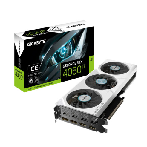 Placa De Video Geforce Gigabyte Rtx 4060 Ti Eagle Oc 8gb White