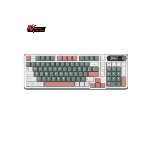 Teclado Royal Kludge Rks98 Wireless Camping Switch Cream 96%