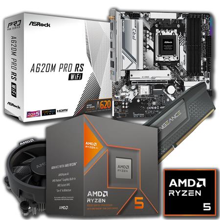 COMBO ACTUALIZACION AMD RYZEN 5 8600G + 16GB 5200MHz + A620M WIFI