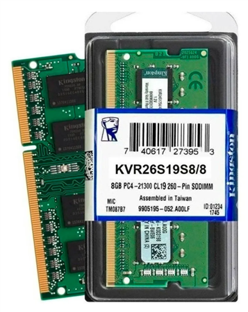MEMORIA SODIMM DDR4 8GB 2666MHZ KINGSTON