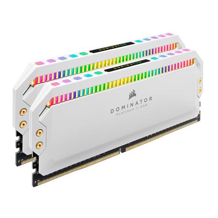 MEMORIA DDR4 16GB 3600MHZ CORSAIR DOMINATOR PLAT RGB WHITE (2X8GB) 