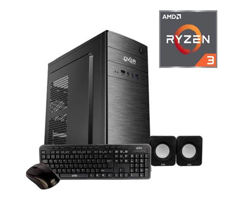 PC Oficina AMD Ryzen 3 3200G 8GB SSD 120GB A320 GAB KIT
