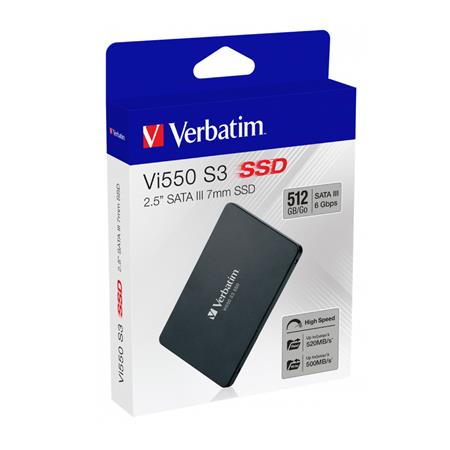 Disco Solido SSD 2.5 Verbatim 512GB Vi550 560MB/s